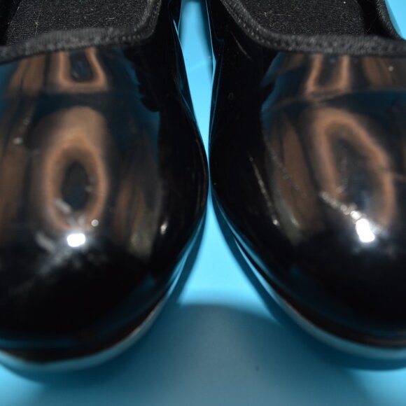 Girls Weissman Black Patent Tap Shoes Sz 3.5 Y Pre-owned - Picture 5 of 6